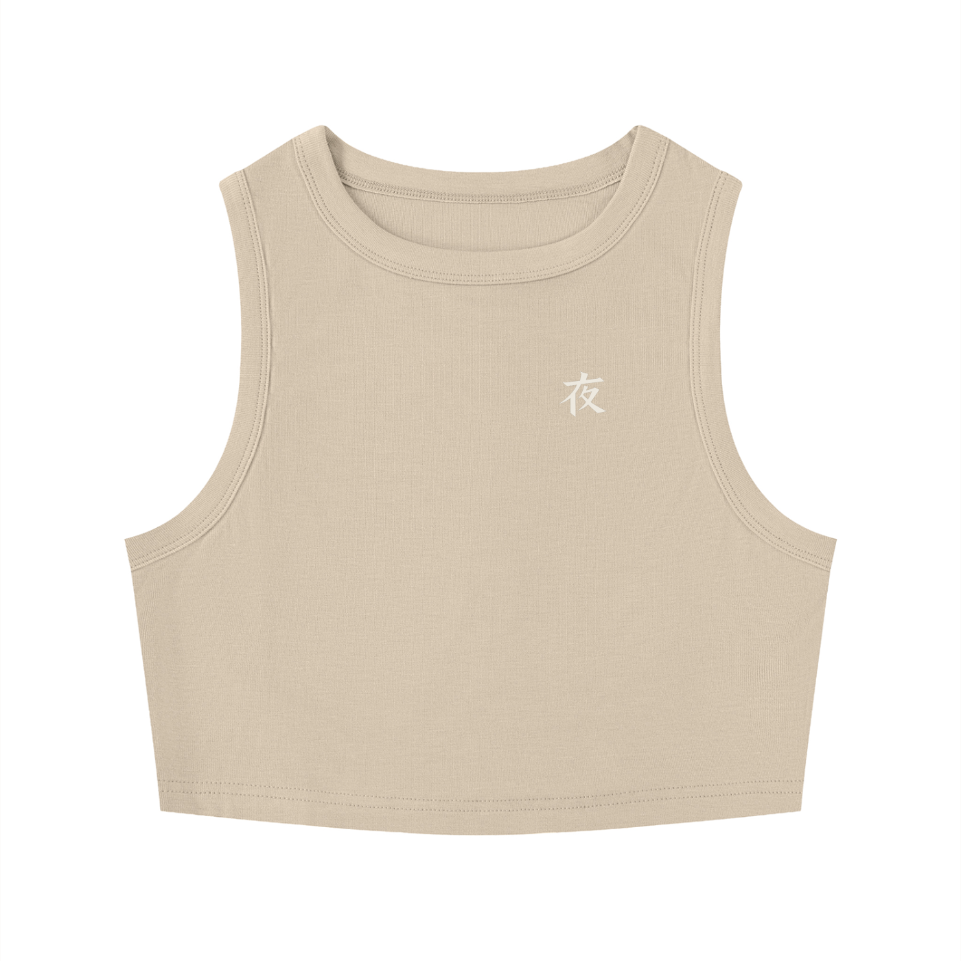 Women's Tight Crewneck Crop Tank Top
