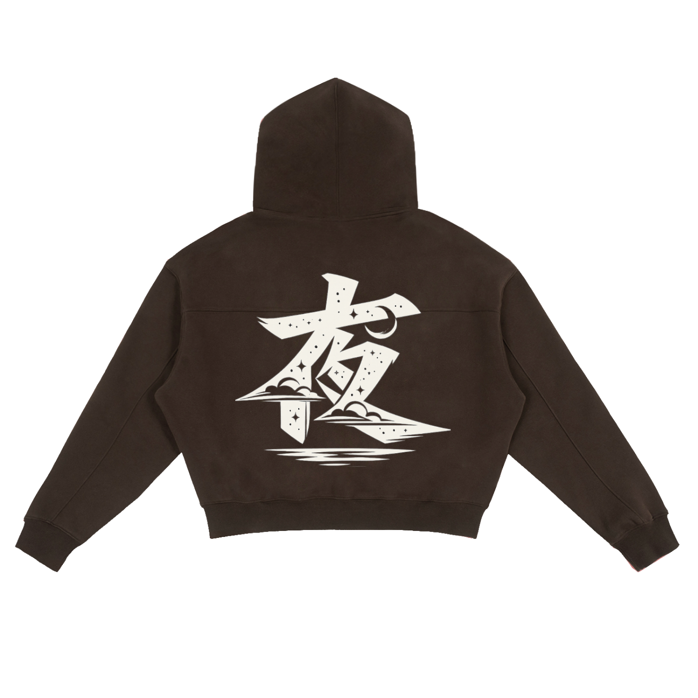Fleece Zip-Up Boxy Hoodie