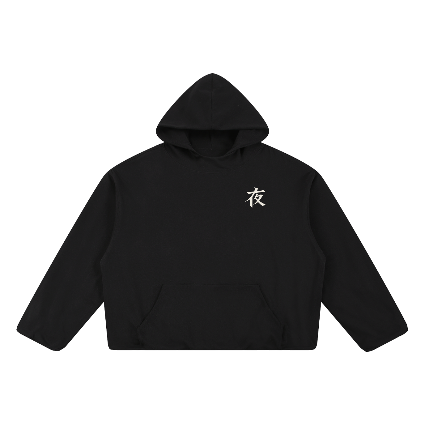 Boxy Gather-Hem Hoodie