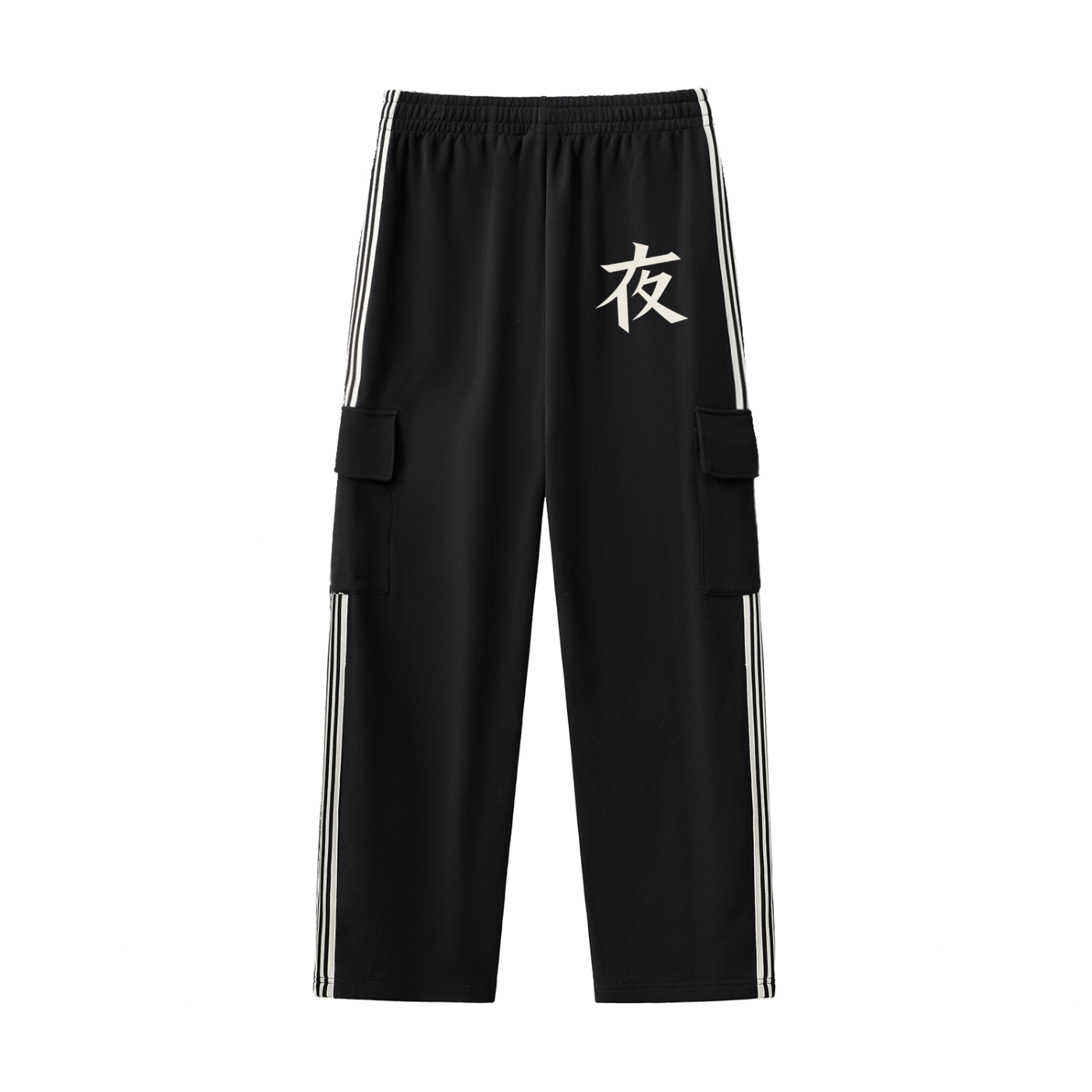 Side Stripe Straight-Leg Pants
