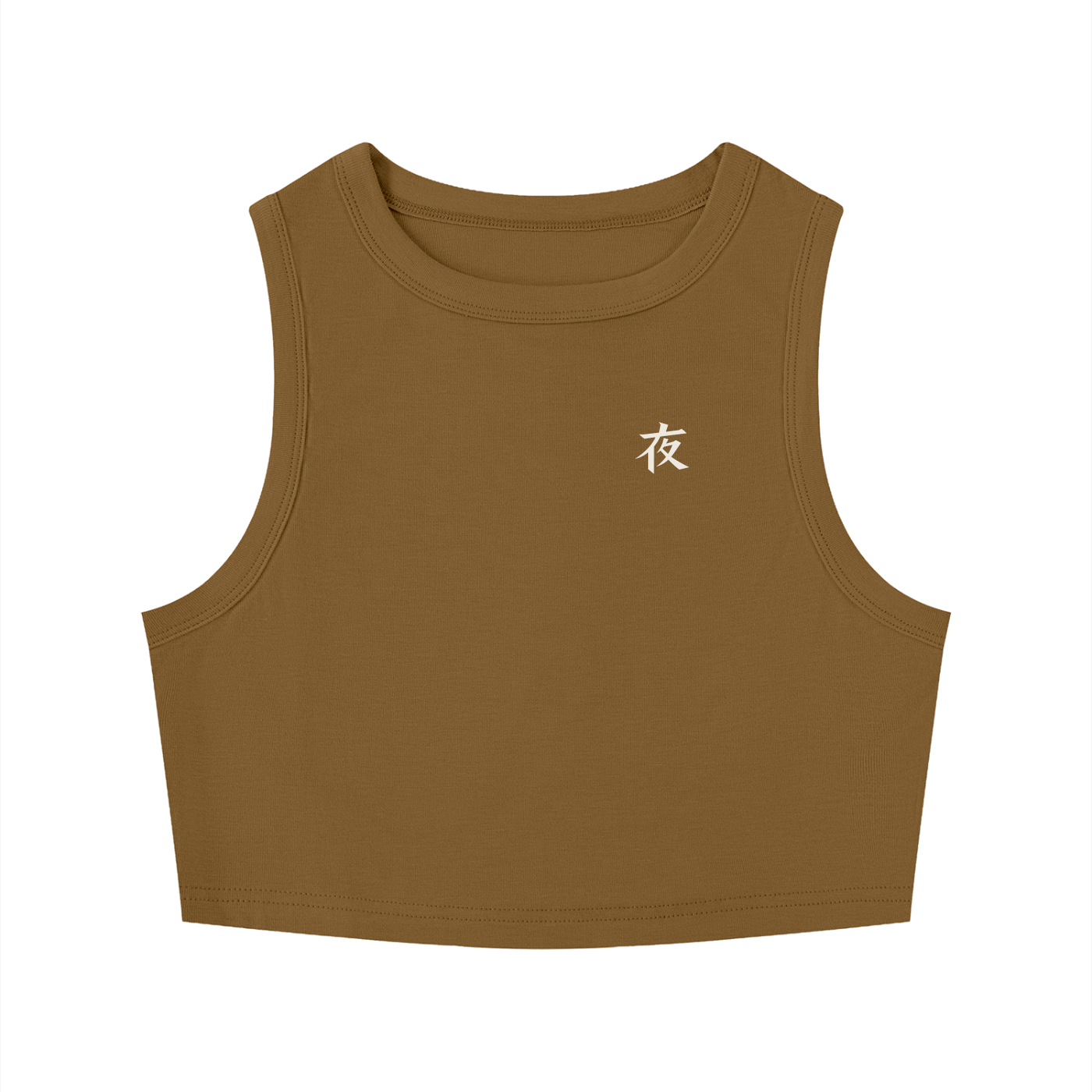 Women's Tight Crewneck Crop Tank Top