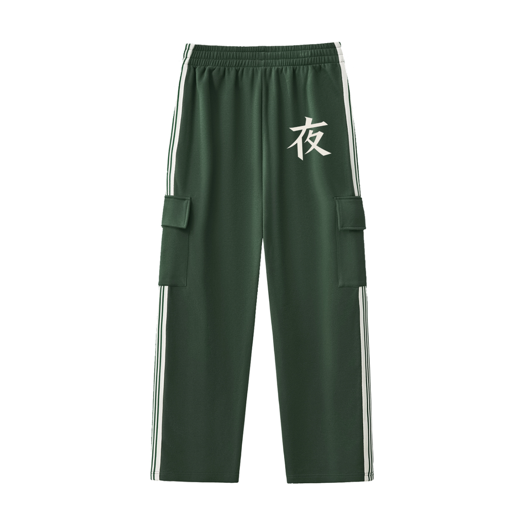 Side Stripe Straight-Leg Pants